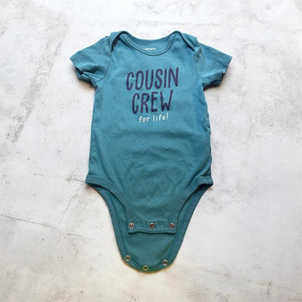Carter's Baby One Piece Cousin Crew Graphic Print Size 12 Months